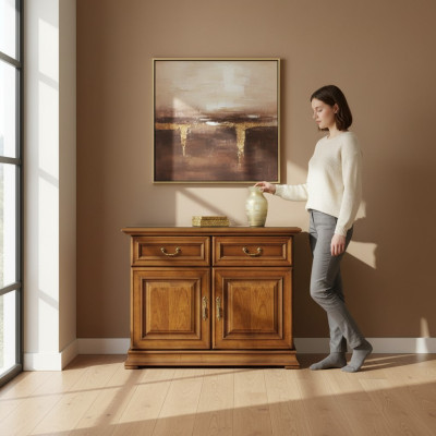Classico comò Armadio a cassettoni Massiccio Sideboard Farmacia Italia Mobili Nuovo
