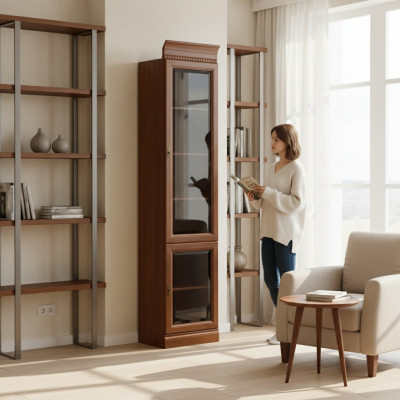 Mobili classici Armadio Muro armadio Vetrina Armadio vetrina - Modello BA-7