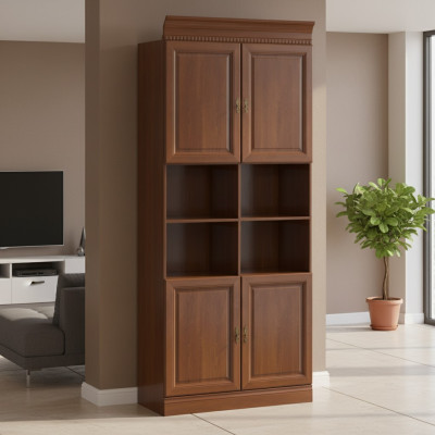 Armadi classici Armadio Parete attrezzata Libreria Scaffale Libreria Modello BA-5