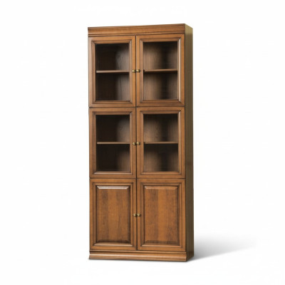 Classico armadio Armadio Libreria Vetrina Vetrina Armadio con vetrina Armadio in vetro SE-1