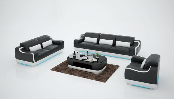 Divano in pelle angolare divano 3+2+1 suite divano divano G8025D.