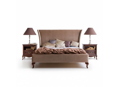 Letto classico Letti Letto matrimoniale Letto matrimoniale Letto in legno Stile country - Modello CL-1