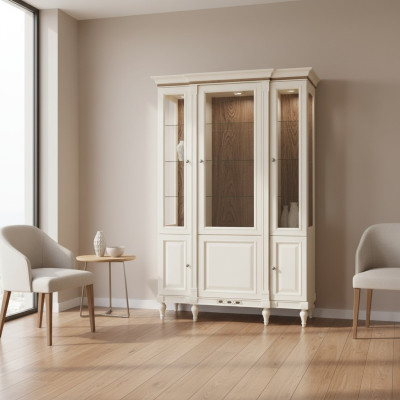 Vetrina classica Comodini Vetrine Vetrina Armadietto Libreria Cabinet.
