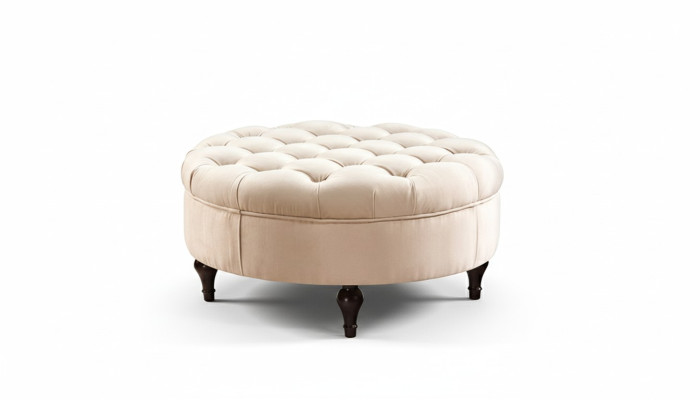 Sgabello classico Retro Rustico Pouf Ottomana Panca Banca FL-P2A