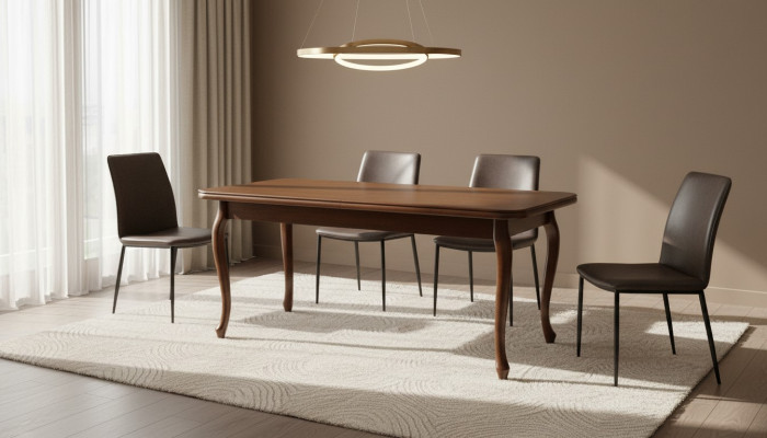 TAVOLI CLASSICI TAVOLO DA PRANZO TAVOLO DA PRANZO IN LEGNO MASSICCIO LEGNO - Modello ZB-2