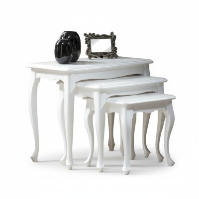Tavolo Tavolo da pranzo 3 pezzi Set Design Tavoli Tavolo classico in legno Nuovo articolo