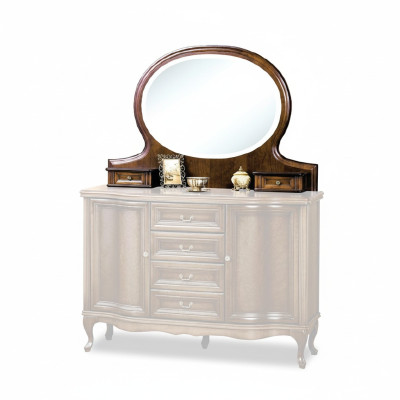 Specchio classico del designer con cassetti specchiera da appoggio W-NL specchiera con appendiabiti