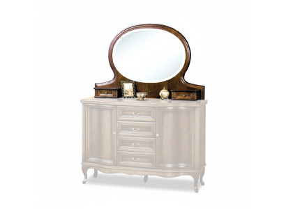 Specchio classico del designer con cassetti specchiera da appoggio W-NL specchiera con appendiabiti