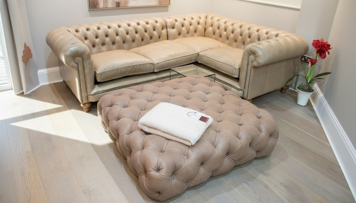 Divano in pelle Divano ad angolo Divano Divano Chesterfield Divano ad angolo Set di divani Angolo Nuovo