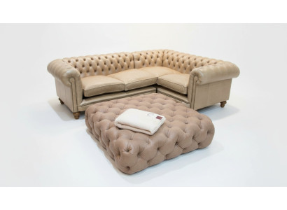 Divano in pelle Divano ad angolo Divano Divano Chesterfield Divano ad angolo Set di divani Angolo Nuovo