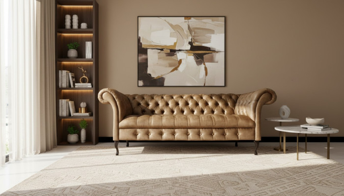 Design del divano di alta qualità a forma di U in stile contemporaneo.