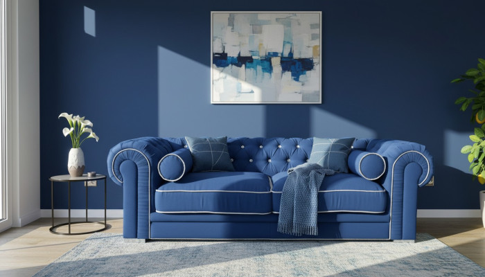 Divano Chesterfield 3 posti Imbottito Divani Designer Sofa Set SL Sofa 5