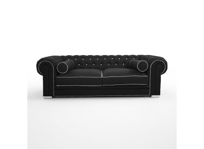 Chesterfield Divano 3 POSTI Divano Imbottito Design Divani Divani Set SL Divano 33