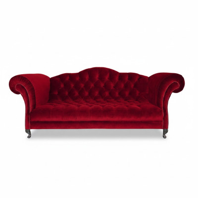 Divano Chesterfield a 3 posti, imbottito, design, divani, set di divani SL Sofa 37.