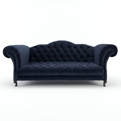 Divano Chesterfield a 3 posti Poltrona Divano design divani set SLIII Divano n. 2