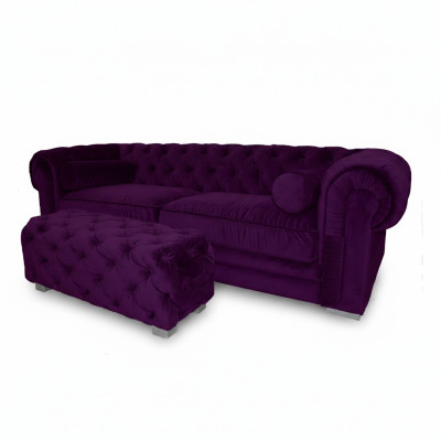 Chesterfield divano imbottito Design divani divano Set di divani SLIII Divano n. 37