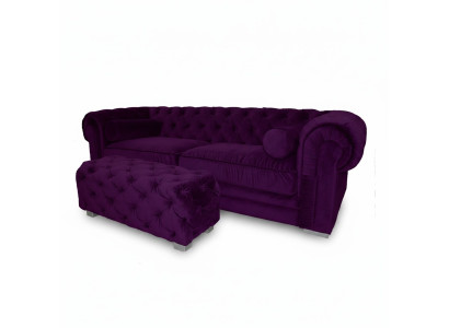 Chesterfield divano imbottito Design divani divano Set di divani SLIII Divano n. 37