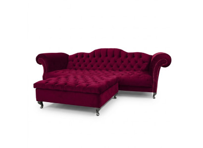Chesterfield Sofa Divano Imbottito Design Divani Divani Set di divani Couch SLIII Sofa №53