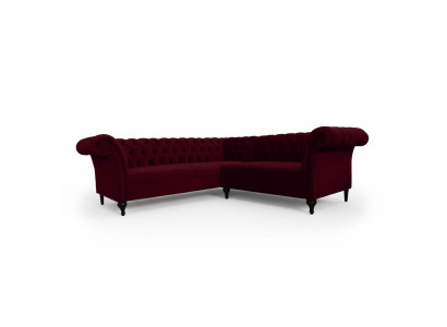 Chesterfield Divano ad angolo Divano ad angolo Divano design Divano Velluto Divano in pelle SLIII Divano №82