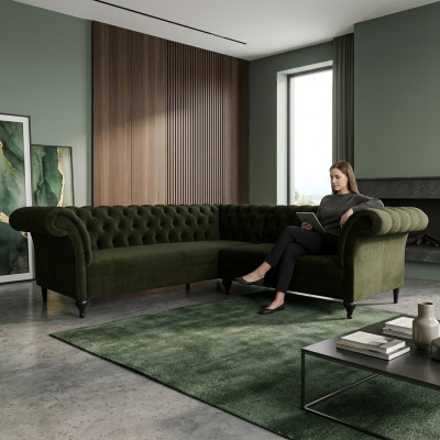 Chesterfield divano d'angolo divano d'angolo divano design divano velluto divano in pelle SLIII divano
