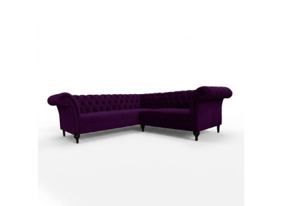 Divano angolare Chesterfield divano angolare divano designer in velluto divano in pelle