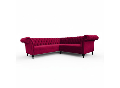 Divano Chesterfield moderno, divano angolare designer, divano in velluto o pelle.