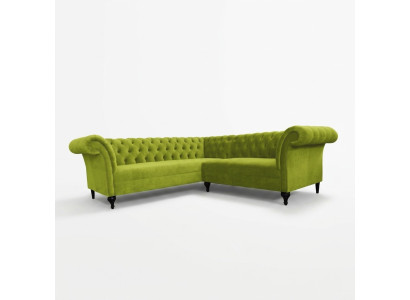 Divano angolare Chesterfield divano ad angolo divano design velluto divano in pelle SLIII divano №96