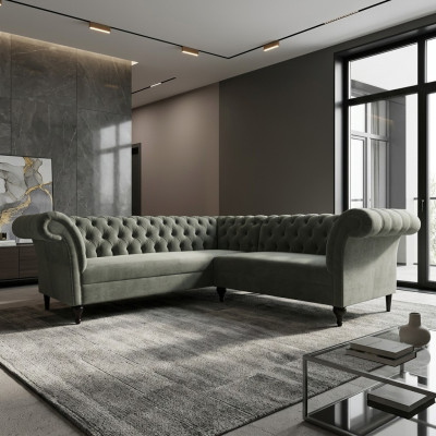 Chesterfield divano ad angolo divano ad angolo divano designer divano velluto divano in pelle SLIII Sofa №97