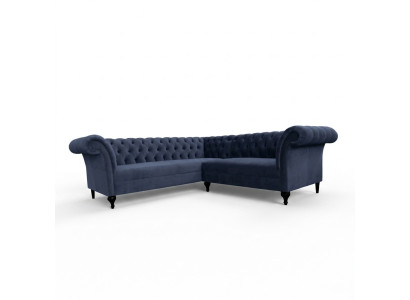 Chesterfield divano ad angolo divano angolare divano design velluto divano in pelle SLIII divano №98