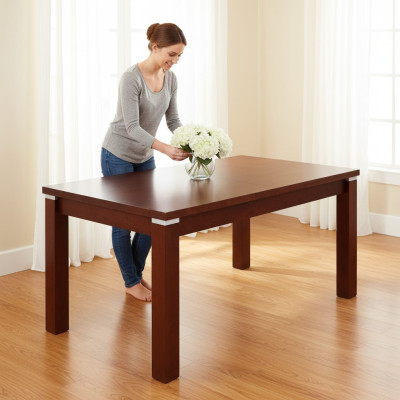 Tavolo Tavolo da pranzo Tavolo in legno XXL Tavolo da conferenza 70x120cm Estendibile 70x160cm