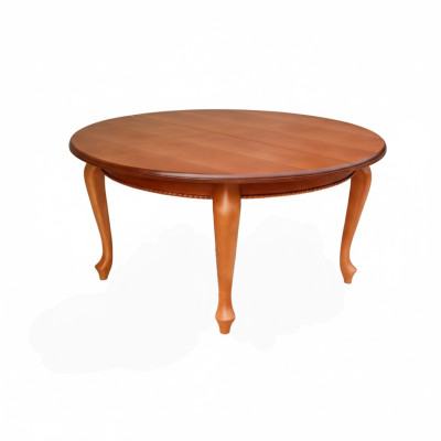 Tavolo Tavolo da pranzo Tavolo in legno XXL Tavolo da conferenza Rotondo Decorativo S19 RADIUS 150 + 50 CM