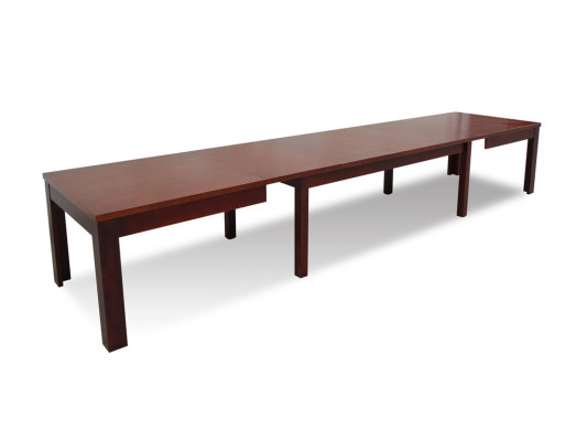 Tavolo Tavolo da pranzo Tavolo in legno XXL Tavolo da conferenza 100x200cm Estendibile 200x440cm