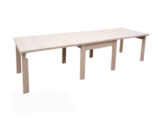 Tavolo Tavolo da pranzo Tavolo in legno XXL Tavolo da conferenza 100x200cm Estendibile 200x440cm