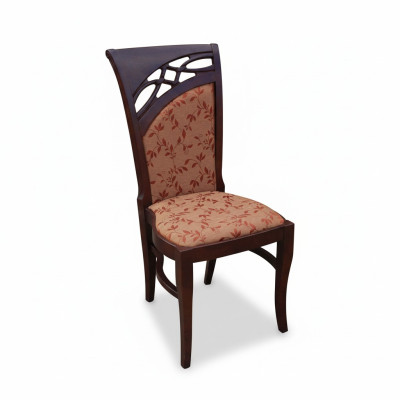 Legno massiccio marrone sedia moderna da designer per sala da pranzo cucina decorativa