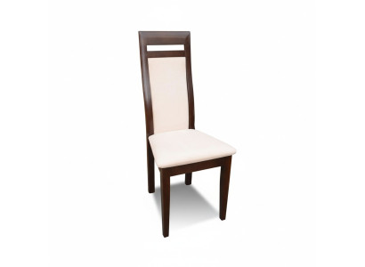 LEGNO MASSICCIO SEDIA IN LEGNO DESIGN MODERNO BEIGE SEDIA DA PRANZO LUNGA DECORATIVA