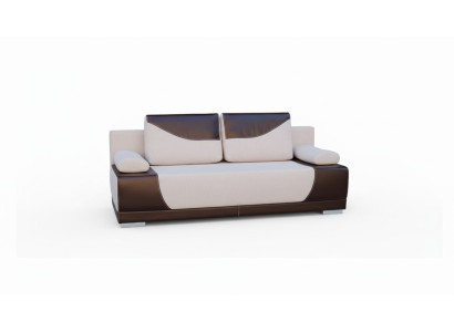 Divano letto a tre posti con funzione letto e contenitore per biancheria divano design.