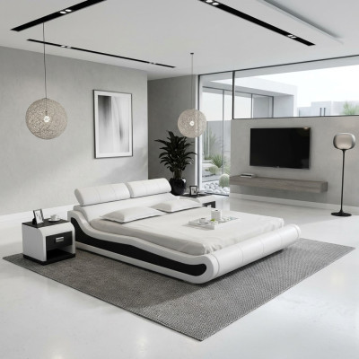 Lusso Letto in Pelle Design Letti Imbottiti Matrimoniali Moderni Matrimoniali 140/160/180 cm