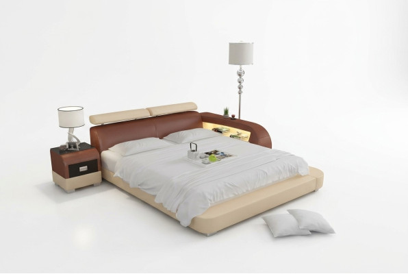Letto ad acqua hotel letto matrimoniale letti completo letto in pelle letto imbottito acqua LB8801
