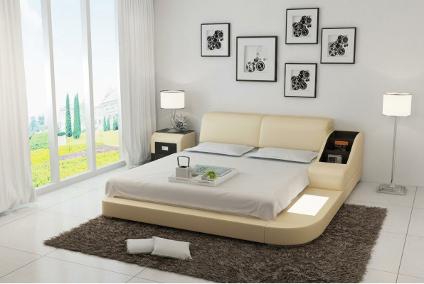Letto ad acqua hotel letto matrimoniale letti completi letto in pelle letto imbottito acqua LB8815