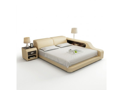 Letto ad acqua Hotel Letto matrimoniale Letti Completo Letto in pelle Letto imbottito Acqua LB8818