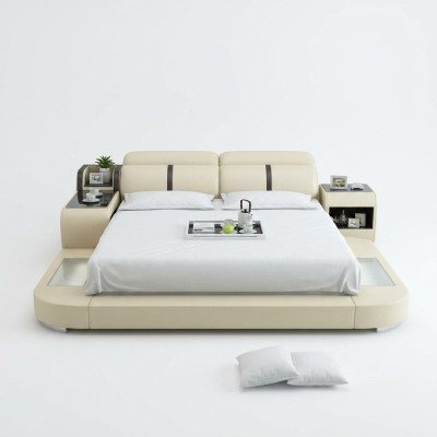 Letto ad acqua Hotel Letto matrimoniale Letti Completi Letto in pelle Letto imbottito Acqua LB8821