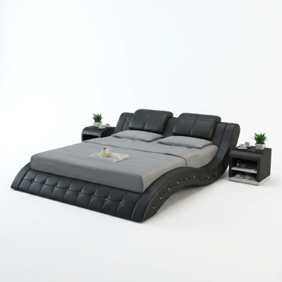 Wasserbett Hotel Doppelbett Letti completi in pelle Letto imbottito Acqua LB8824