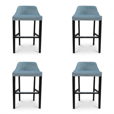 4x Set di sgabelli da bar Chesterfield design sgabello alto sedie set di sedie imbottite