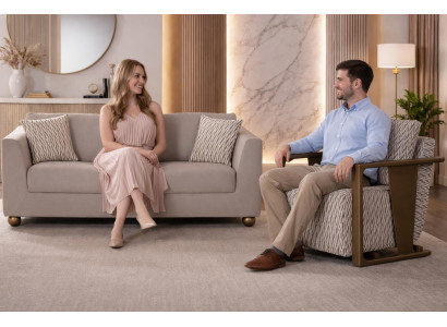 ***Modernes Sofa mit Sessel im eleganten Design für dein Wohnzimmer