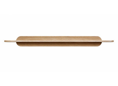 TV-Lowboard Wohnwand Eiche mit Bücherregal und Wandregalen Set