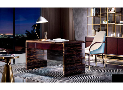 Büro Schreibtisch + Sessel Modern Stil Schreibtische Tisch Holztisch Stuhl 2tlg