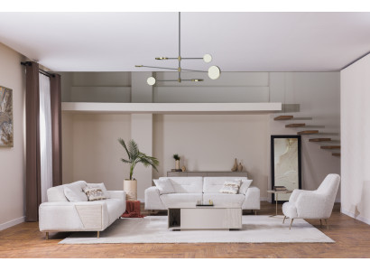 Wohnzimmer-Set Eleganter Akzent im Interieur Schlichtheit und Stil vereint