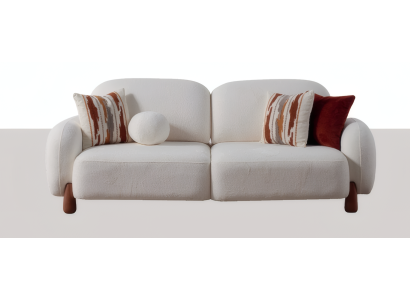 Wohnzimmer Set (Sofagarnitur 3+3+1) mit klaren Formen und angenehmer Haptik.