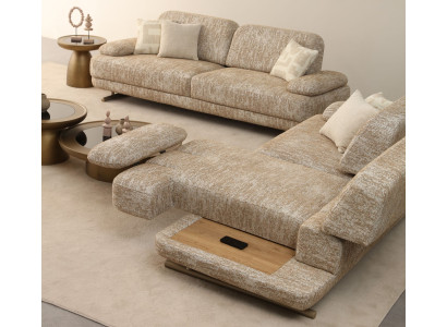 Wohnzimmer Set 2‑teilig 3+3 Sitzer modern & bequem