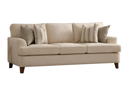 Wohnzimmer-Set 3-tlg. – 3-Sitzer, 2-Sitzer und Sessel in Beige